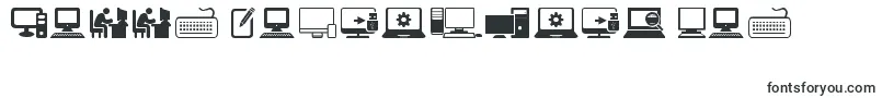 ComputerIcons-fontti – Ystävänpäivän fontit